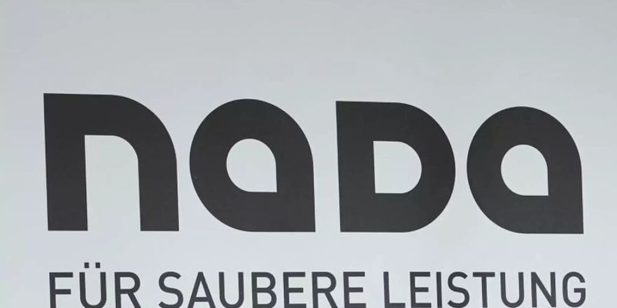 Das Logo der Nationalen Doping-Agentur Nada. Foto: Jörg Carstensen/dpa
