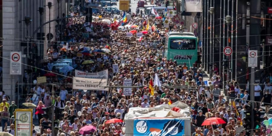 Demo gegen Corona-Politik am Samstag in Berlin
