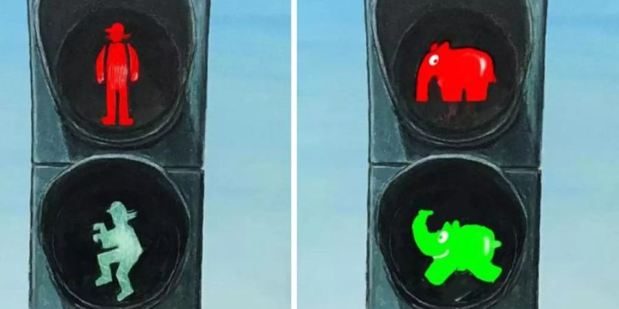 Die Stadt Emden will ihren Ehrenbürger Otto mit speziellen Ampeln würdigen. Foto: Otto Waalkes