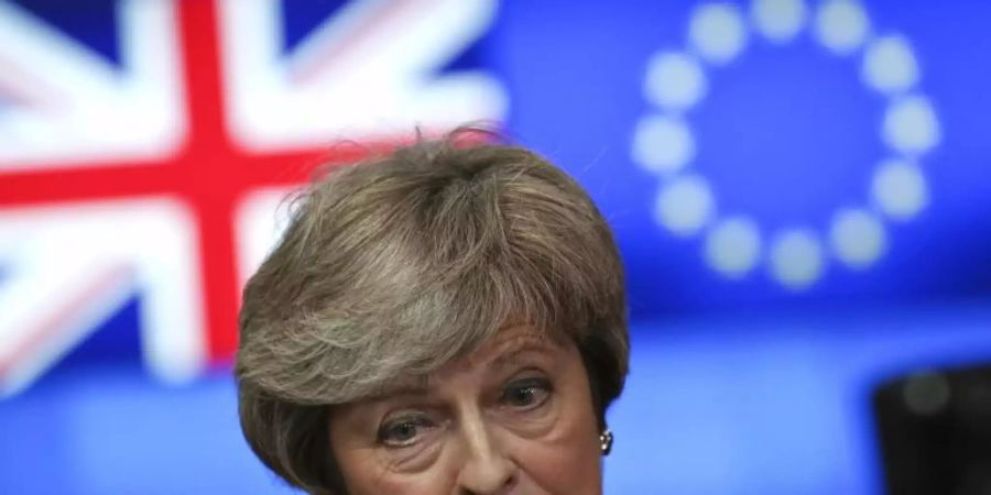 Sechs Wochen vor dem EU-Austritt Grossbritanniens hat Premierministerin Theresa May am Donnerstag eine neue Brexit-Schlappe im Parlament hinnehmen müssen. Foto: Francisco Seco/AP