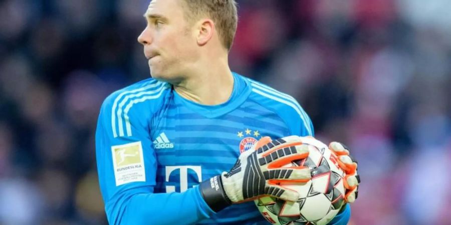 Steht vor der Rückkehr ins Bayern-Tor: Manuel Neuer. Foto: Matthias Balk. Foto: Matthias Balk