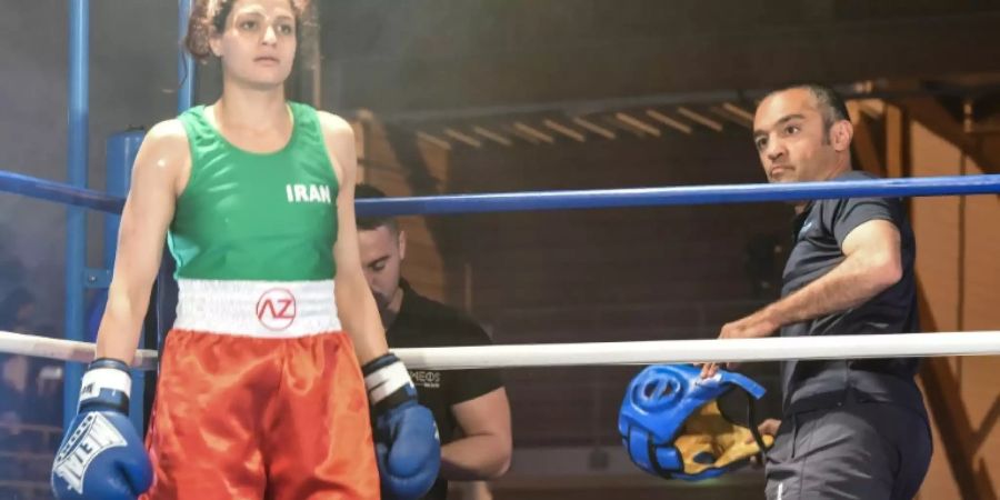 Sadaf Chadem im Boxring