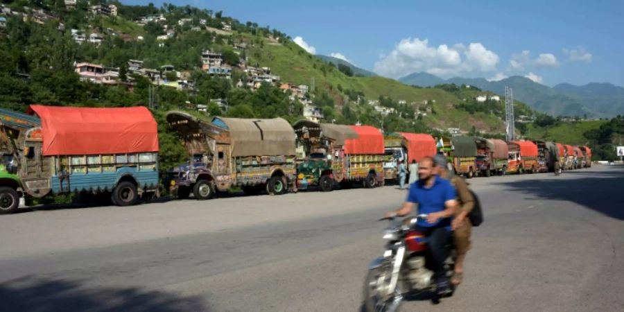 Lastwagen in Kaschmir