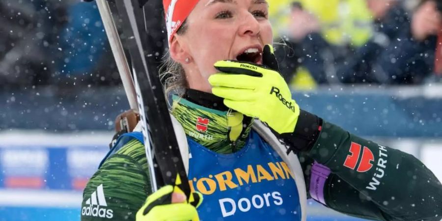 Startet bei den deutschen Meisterschaften im Langlauf: Biathletin Denise Herrmann. Foto: Sven Hoppe