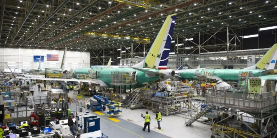 Arbeit an einer 737 MAX im Boeing-Werk in Renton