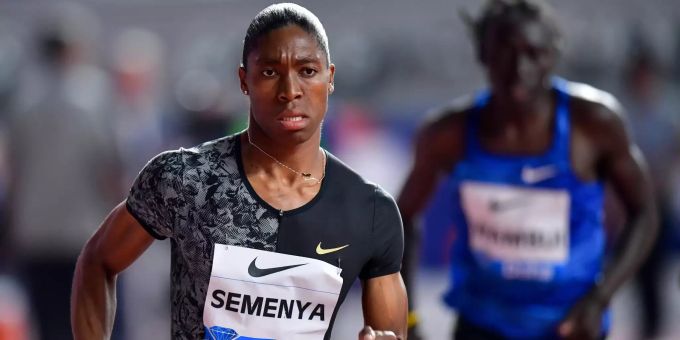 Caster Semenya im Einsatz in Doha. Caster Semenya