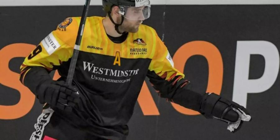 Leon Draisaitl ist der Star der deutschen Eishockey-Nationalmannschaft. Foto: Armin Weigel