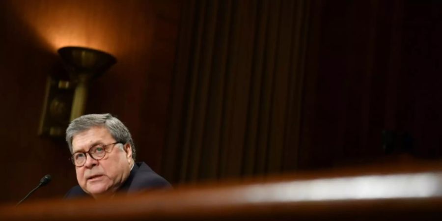 Justizminister Barr im US-Senat