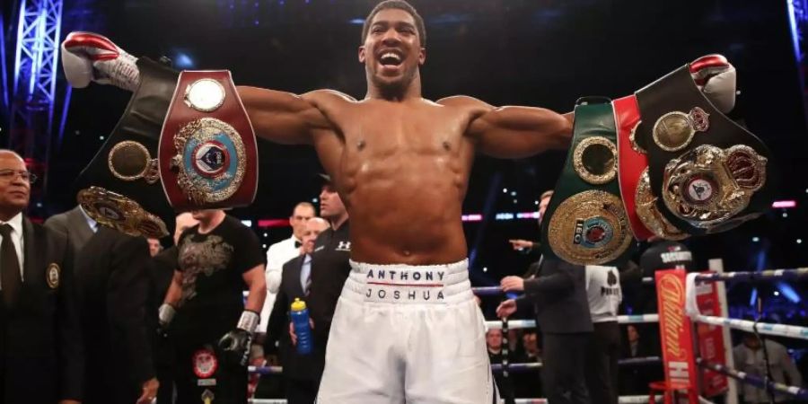 Anthony Joshua soll gegen Andy Ruiz jr. um den Titel boxen. Foto: Nick Potts/PA Wire