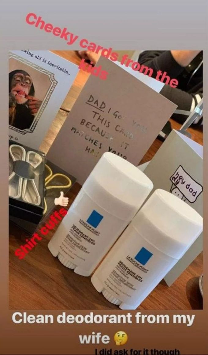 David Beckham bekam von seiner Frau Deos geschenkt. David Beckham