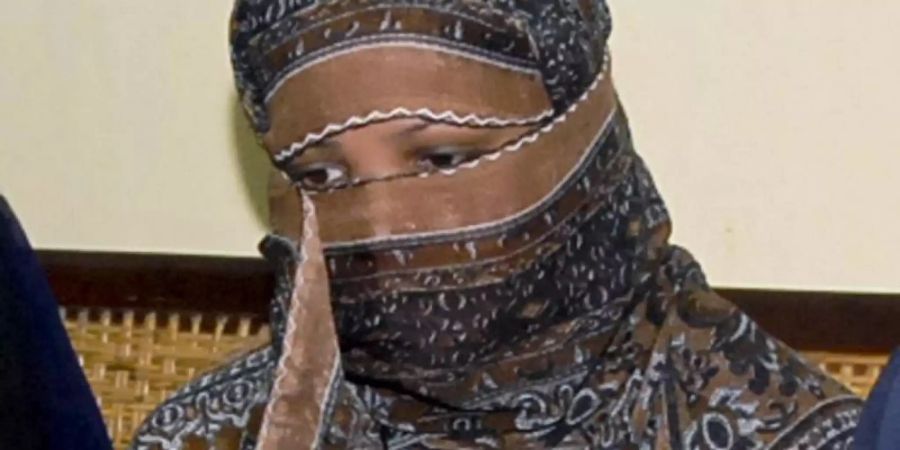 Die pakistanische Christin Asia Bibi bei ihrer Anhörung in einem Gefängnis in Sheikhupura im Jahr 2010. Foto: AP