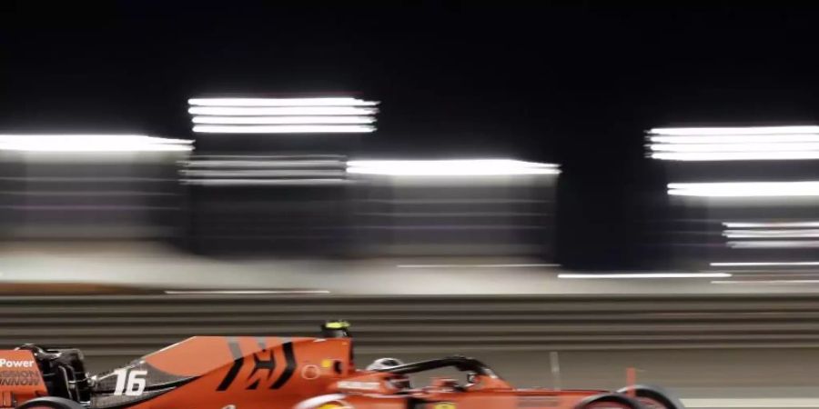Fuhr in Sakhir auf die Pole-Position: Ferrari-Pilot Charles Leclerc. Foto: Hassan Ammar/AP/dpa