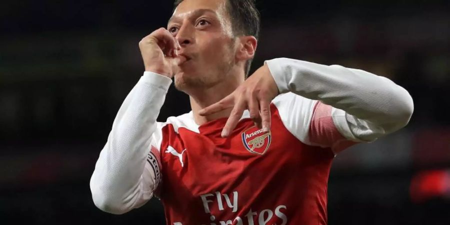 Hat bei Arsenal weiter alle Möglichkeiten in die Startformation zurückzukehren: Mesut Özil. Foto: Mike Egerton/PA Wire