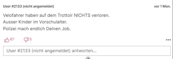 Velofahrer