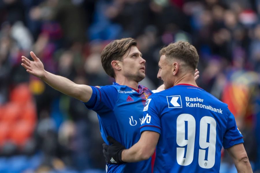 Valentin Stocker in seiner letzten Saison für Rotblau.