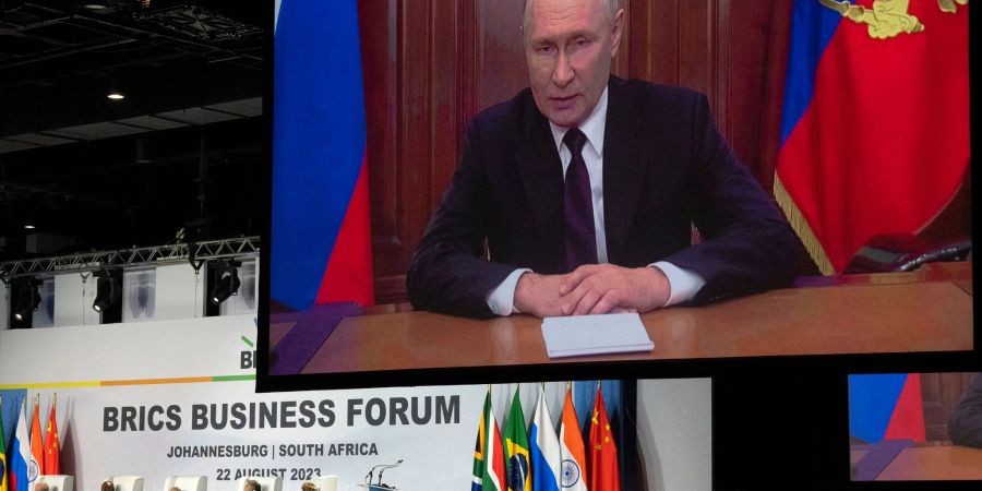 Kremlchef Wladimir Putin nimmt per Videokonferenz am Brics-Gipfel teil.