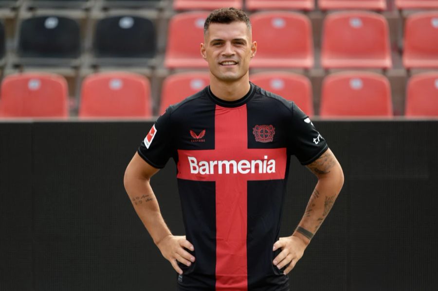 Granit Xhaka ist in diesem Sommer zu Bayer Leverkusen gewechselt.