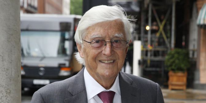 Michael Parkinson im Jahr 2014