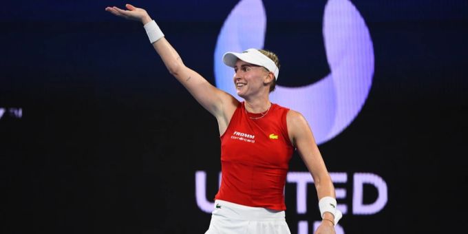 Jil Teichmann darf nach dem Auftakt-Spiel in Adelaide jubeln (Archivbild). Jil Teichmann