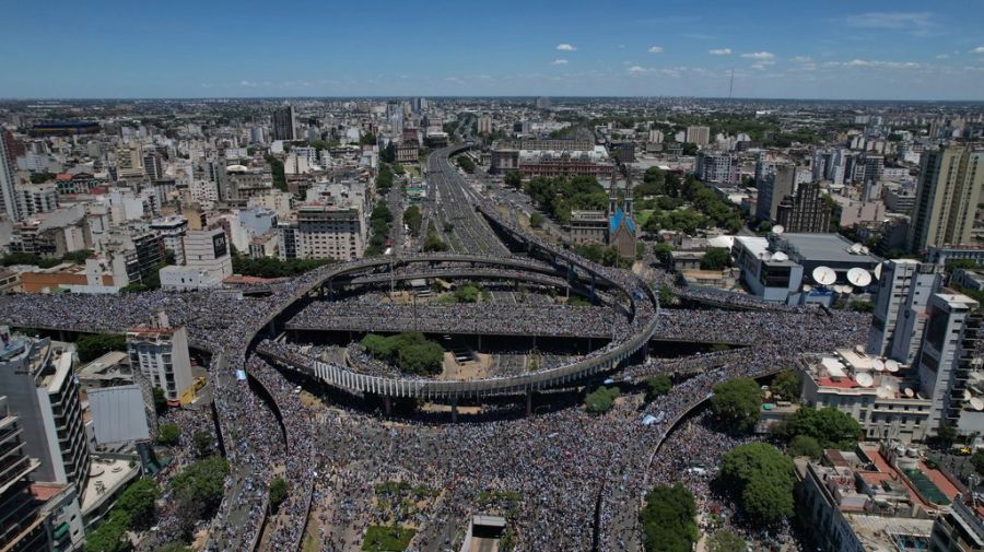 Über vier Millionen Menschen zog es auf die Strassen der Hauptstadt.