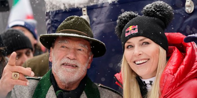 Promis im Schnee - Schwarzenegger: «Ich liebe Österreich»
