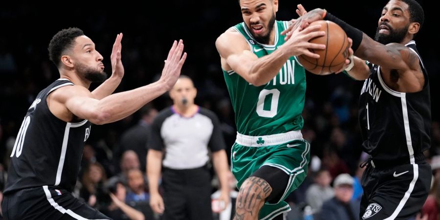 Bostons Jayson Tatum (M) erzielte 20 Punkte für die Celtics.