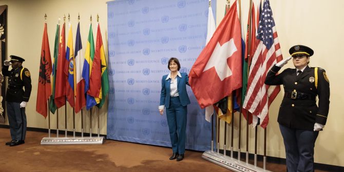 Flag Installation Ceremony for United Nations Security Council Non-Permanent Members