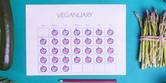Zum Jahreswechsel haben viele das Vorhaben, sich einen Monat vegan zu ernähren. Zum Jahreswechsel haben viele das Vorhaben, sich einen Monat vegan zu ernähren.