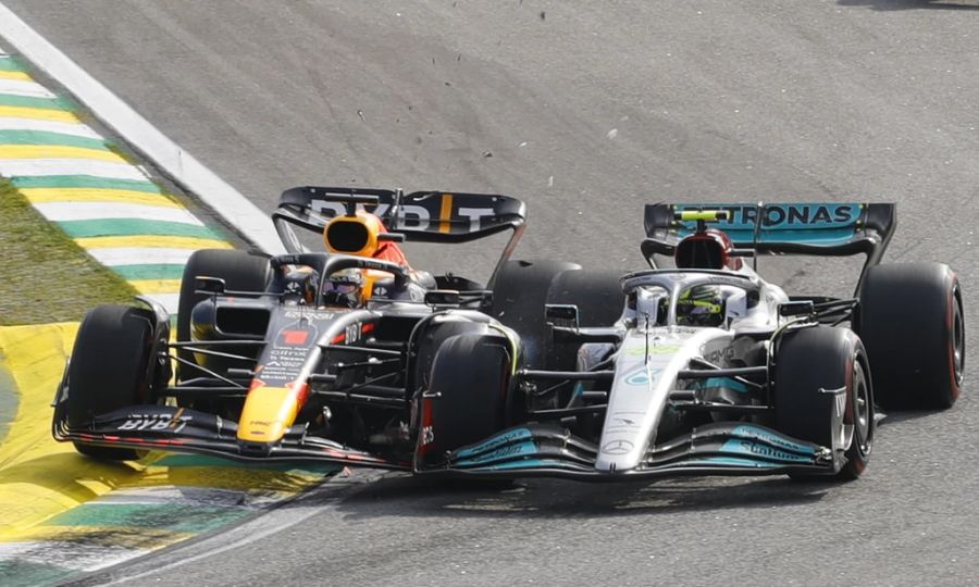 Lewis Hamilton Mercedes Verstappen