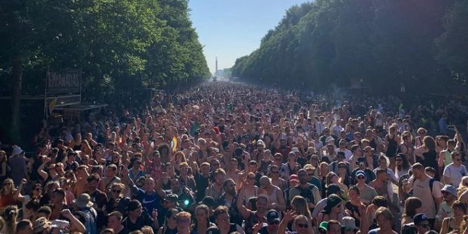 Das «Rave The Planet» am 8. Juli 2023 in Berlin. Rave the Planet