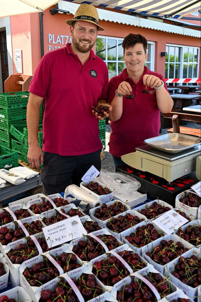 Philipp Hotz und Andrea Würsch vom Hotzenhof.