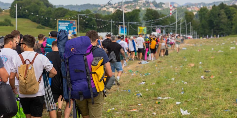 Tausende Menschen werden jeden Tag beim Openair St.Gallen erwartet.