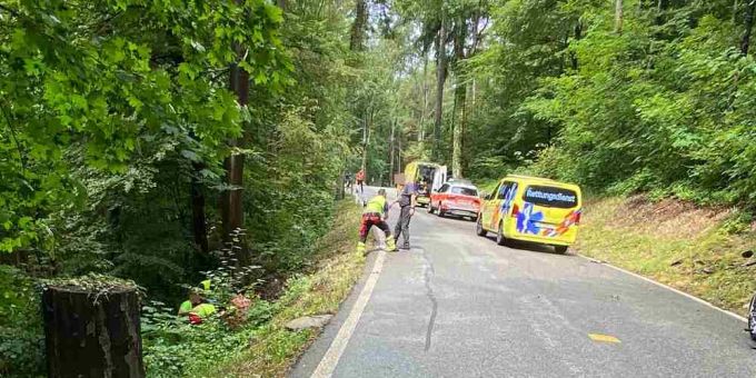 Schwer verletzt - Motorradfahrer (61) kracht in Egerkingen SO in Baum