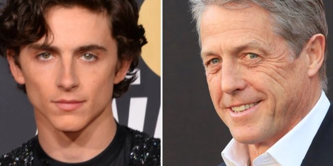 Timothée Chalamet Hugh Grant