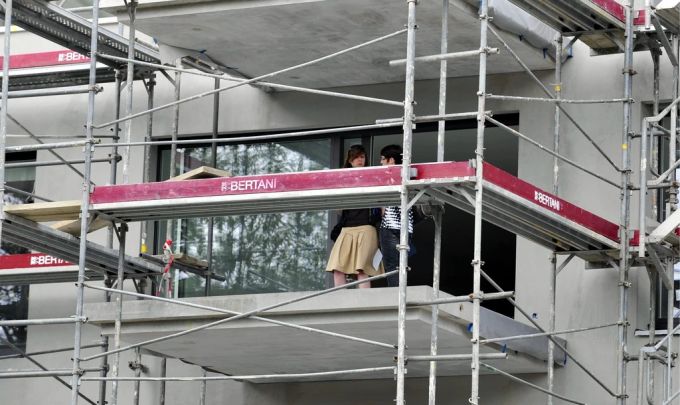 Wohnungsbesichtigung eines Neubaus im Zürcher Kreis 6. (Archiv) Zürich