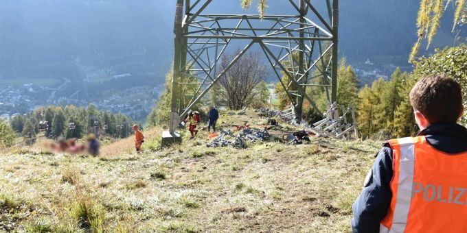 Scuol: Arbeiter stürzt von Hochspannungsmast Scuol: Arbeiter stürzt von Hochspannungsmast