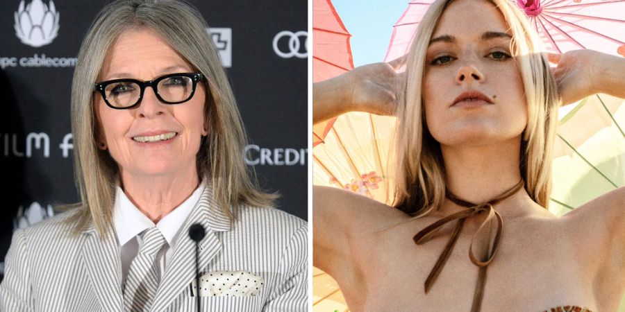 Ashlyn Rae Willson alias Ashe (r) konnte Diane Keaton für eine Ballade gewinnen.