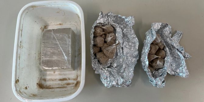 Sichergestellte Drogen