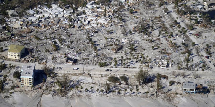 Fort Myers Beach ist nach Hurrikan «Ian» kaum wiederzuerkennen.