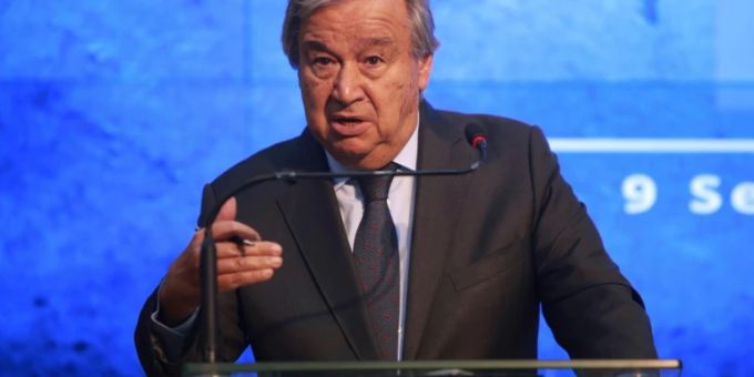 UN-Generalsekretär Guterres. (Archivbild) Guterres