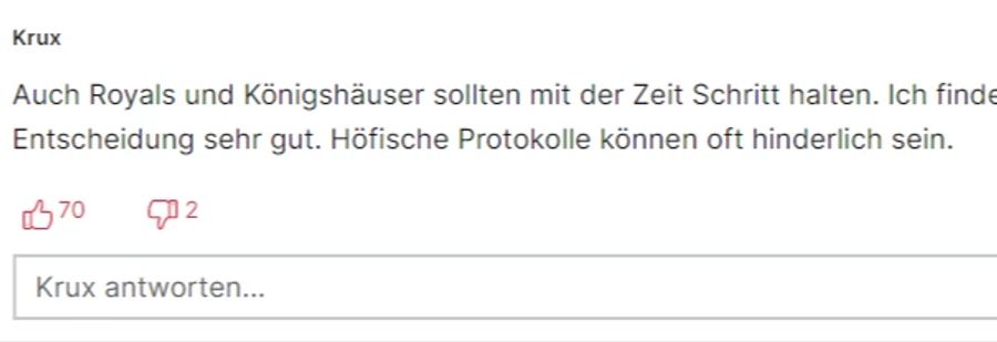 Gemäss «Krux» können höfische Protokolle auch hinderlich sein.