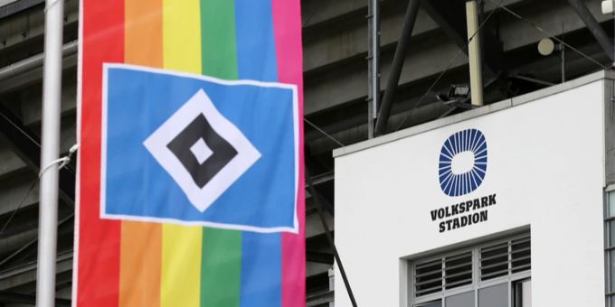 Das Logo des Hamburger Sportvereins (HSV). hamburger sv