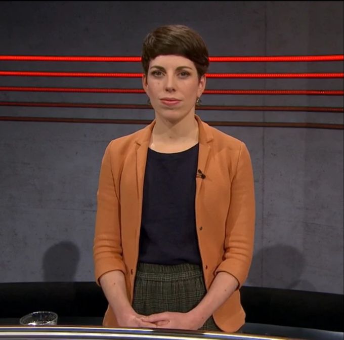 Lisa Mazzone, Vize-Fraktionspräsidentin der Grünen, in der «Arena». Arena