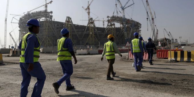 Menschenrechtsorganisationen haben Qatar aufgefordert, Entschädigungen an getötete oder verletzte Gastarbeiter zu zahlen. wm 2022
