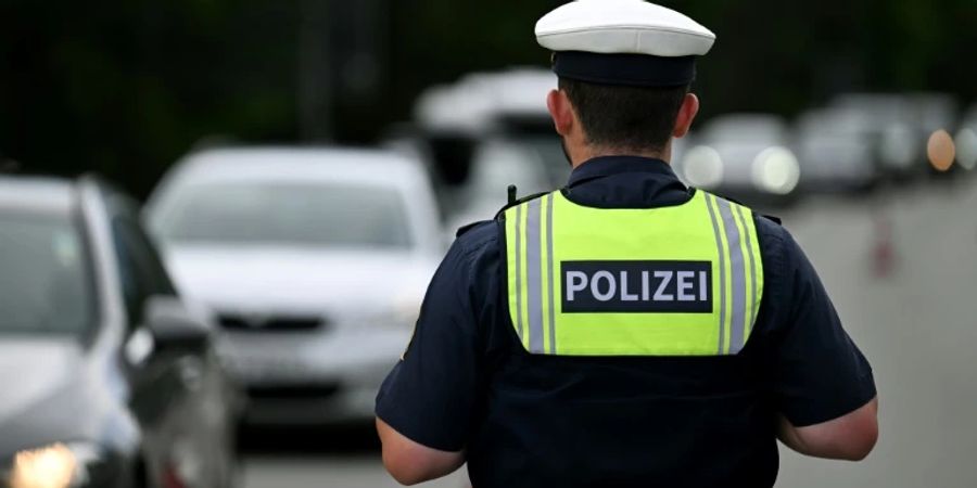 Polizist im Einsatz