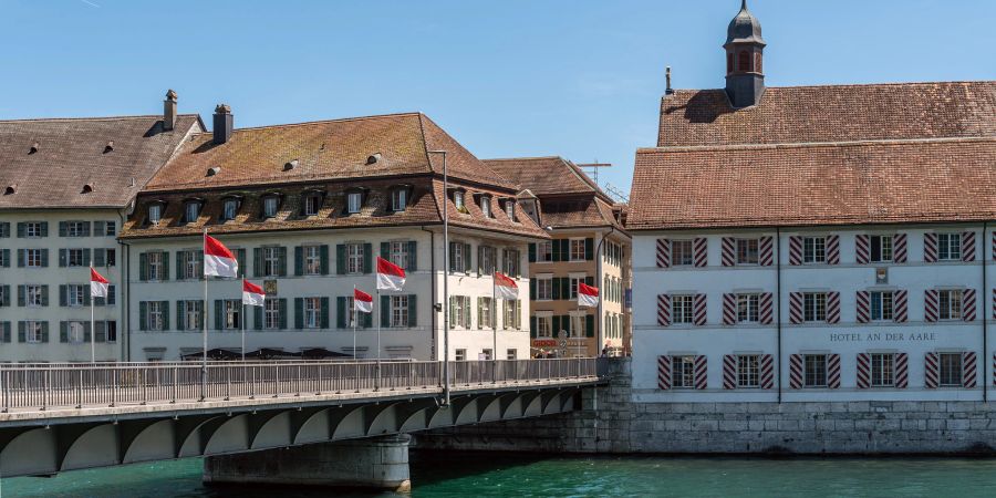 Das Hotel an der Aare in Solothurn.