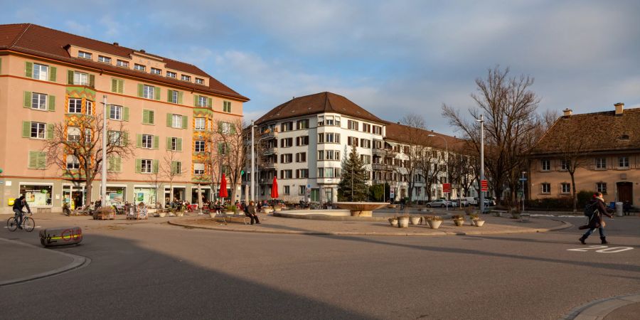 Der Bullingerplatz im Kreis 4 in Zürich.