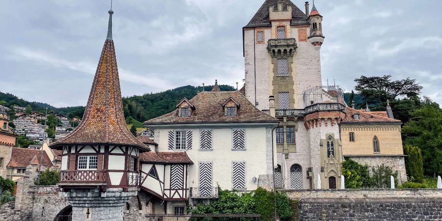 Das Schloss Oberhofen.