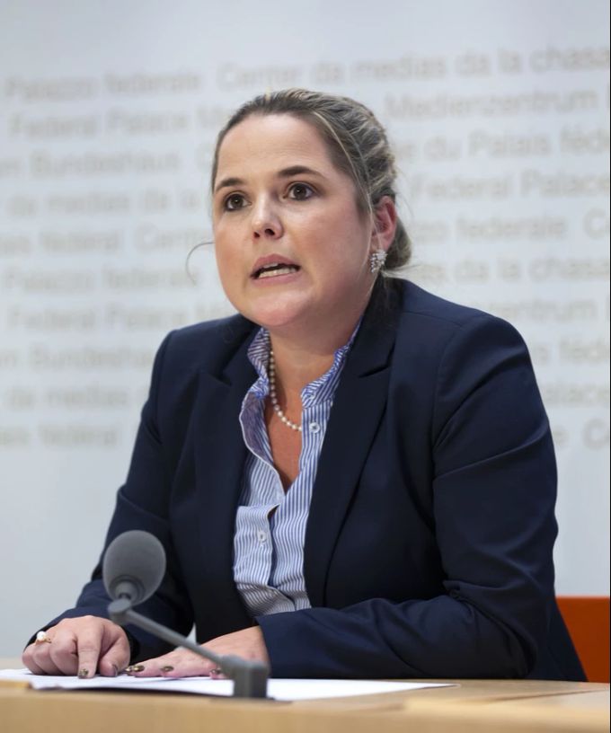 Nationalrätin Martina Bircher (SVP/AG) schreibt nach dem Mord in Rupperswil AG im SVP-Editorial von «importierter Gewalt». (Archivbild) SVP Martina Bircher