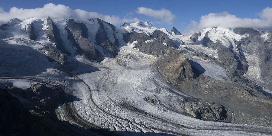 Der Morteratschgletscher ist flächenmässig der grösste Gletscher in der Berninagruppe der Bündner Alpen. (Archivbild)